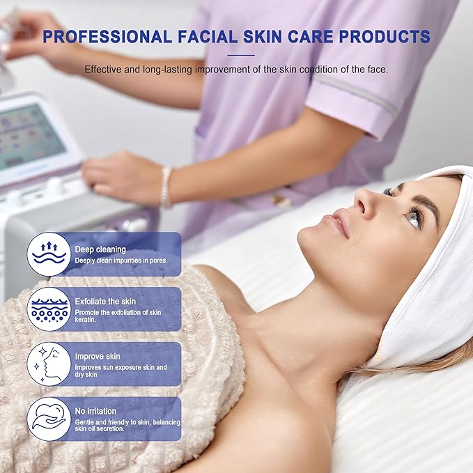 Water Peeling Solution Concentrate for Microdermabrasion Machine Skincare Face Moisturizer Cleaning Serum 30ml/1.01oz Per Bottle Dilute to 800ml/27oz Solution Use 5 Bottles Per Set (AS1)