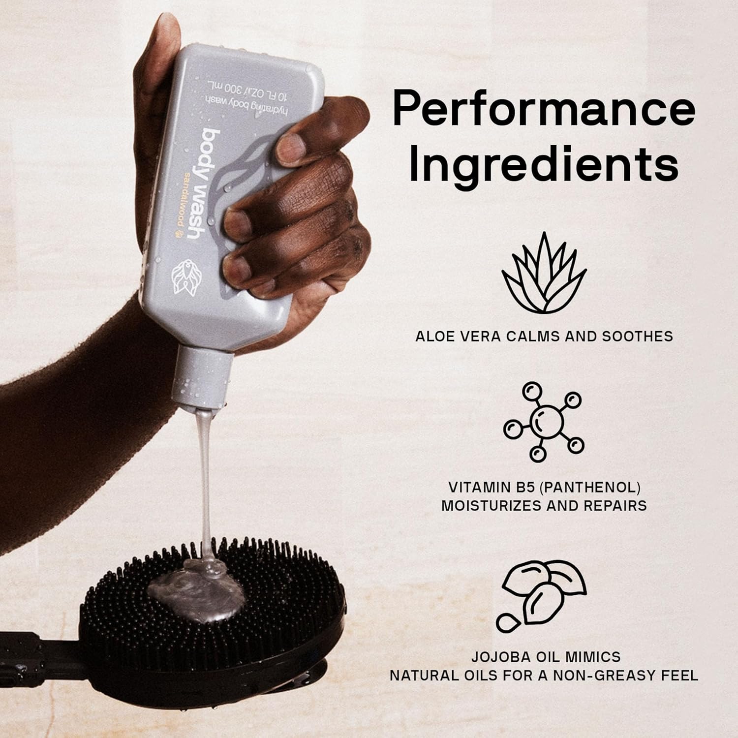 Black Wolf Moisturizing Body Wash & Charcoal Face Wash Set for Men - Daily Grooming & Hygiene Essentials for Mens Skin Care