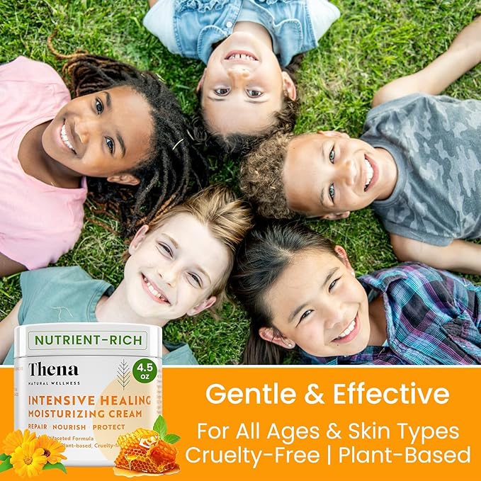 Thena Organic Sitz Bath Soak and Intensive Healing Moisturizing Cream Bundle