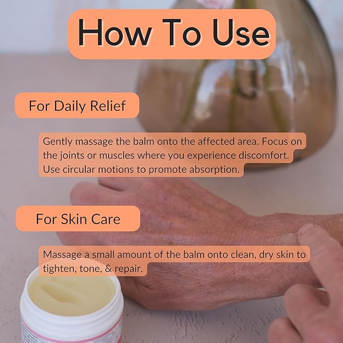 Vitality Extracts Frankincense Balm - 6oz, Boswellia Serrata, Beeswax, Olive Oil, Moisturizer for Dry, Cracked Skin, All Skin Types