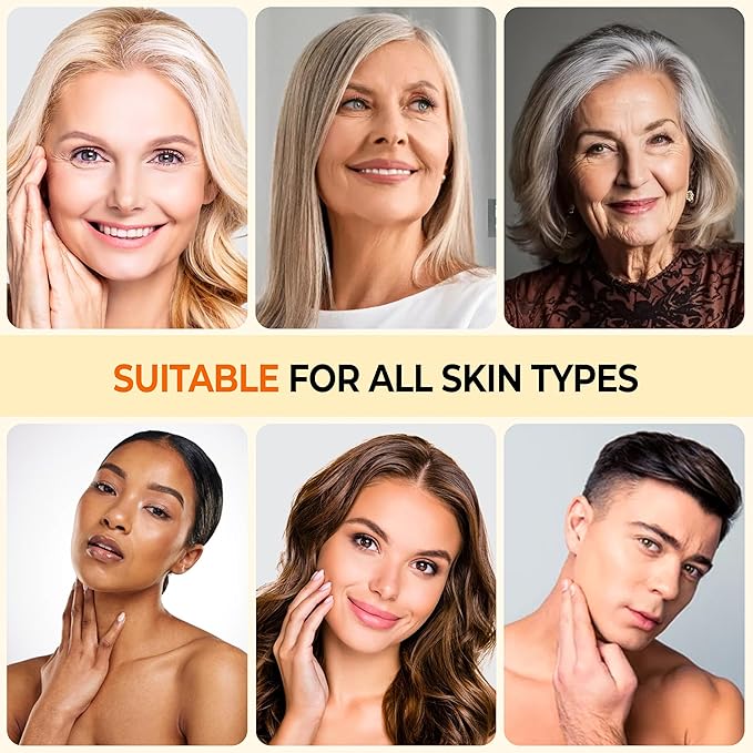 Super Vitamin C Serum for Mature Skin with Hyaluronic Acid, and Aloe Vera - Hydrating, Lifting, Face Wrinkle & Age Spot Reduction, Anti-Aging Skincare, Super C Serum (1.7 fl oz)