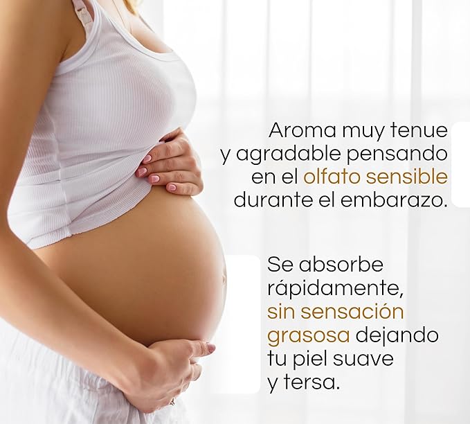 Natura Skin Oil 5fl OZ - Anti-Stretch Marks and Scars Body Oil Skin Care Firming, Non-Greasy, Deeply Hydrates and Nourishes - Tensor and Skin Repair Effect., Gold