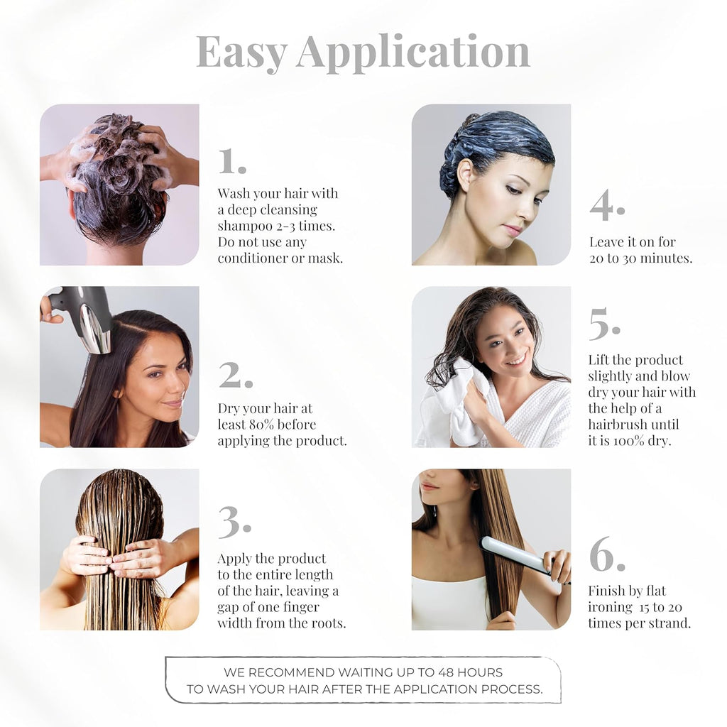 Expert Hair Perfect Straightening Kit - Deep Cleansing Shampoo and Sensation Texturizing Cream