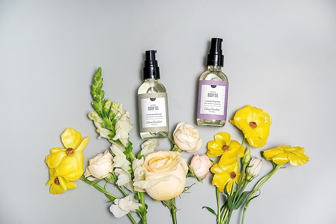 Edens Garden Vanilla Sandalwood Bath & Body Oil – Luxury Aromatherapy Blend with Pure Essential Oils & Vitamin E for Smooth, Hydrated Skin – After Shower Moisturizer for Women & Men, 2 fl oz (59 ml)