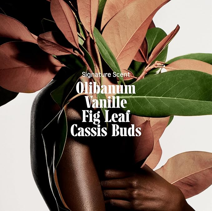 Nécessaire The Body Lotion with Pump. Olibanum. Multi-Peptide Firming to Moisturize + Strengthen. 2.5% Niacinamide, Vitamin C/E + Omega 6/9. Notes of Vanilla, Fig Leaf, & Cassis Buds. 450ml/15.2 fl oz