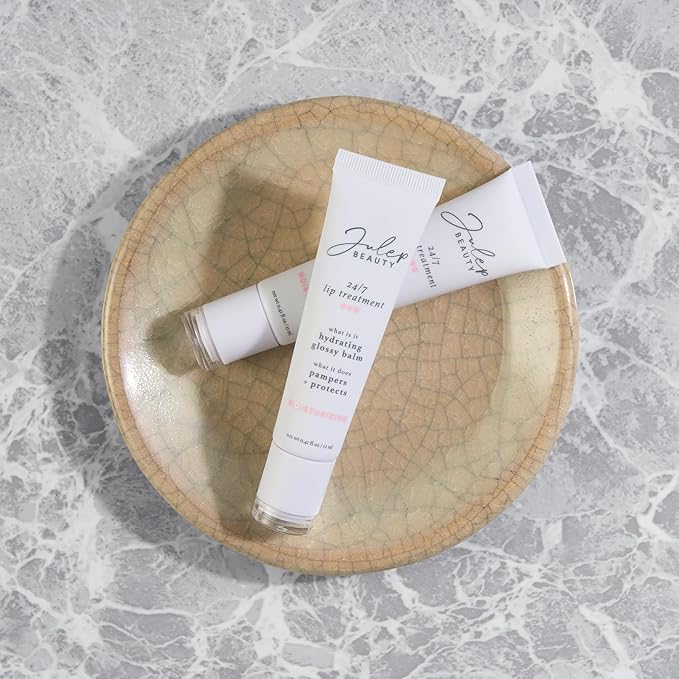 Julep 24/7 Lip Treatment – Hydrating & Glossy Lip Balm and Lip Sleeping Mask with Shea Butter – Moisturize, Protect & Soothe – Vegan & Cruelty-Free - Sheer Nude