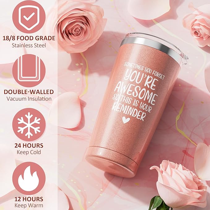 Birthday Gifts for Women Friendship, Rose Relaxing Spa Gifts Basket for Women Self Care Gifts Thank You Gifts Bath Set Mothers Day Gifts for Mom Her Sister Friend Wife Grandma Teacher Nurse Graduation