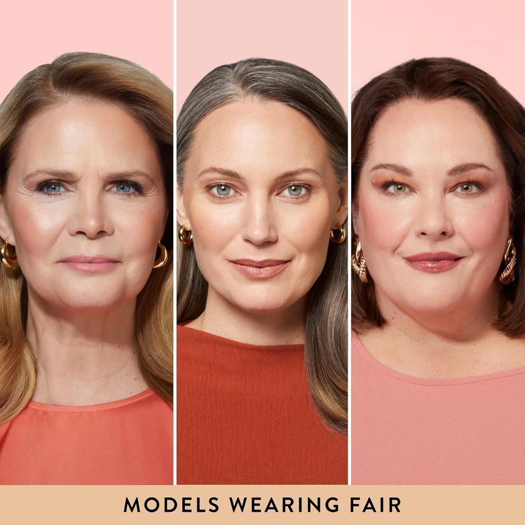 LAURA GELLER NEW YORK Baked Balance-N-Glow Illuminating Foundation - Fair - Buildable Sheer to Light Coverage - Satin Finish