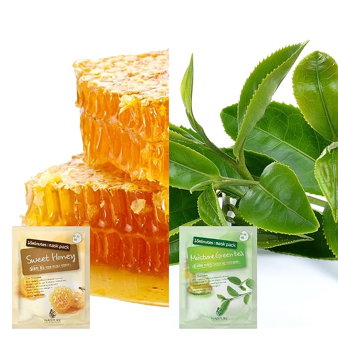 10 Bundle and Ginseng Korean Face Sheet Mask- Revitalizing, Firming Soothing, Skin Care for All Skin Types (15Pack)