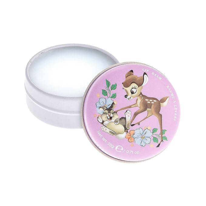 Mad Beauty Disney Beauty of Bambi Lip Balm Duo | Cruelty-Free Cosmetics | Strawberry & Vanilla Scented | Skincare Gifts for Women, Adults, and Kids