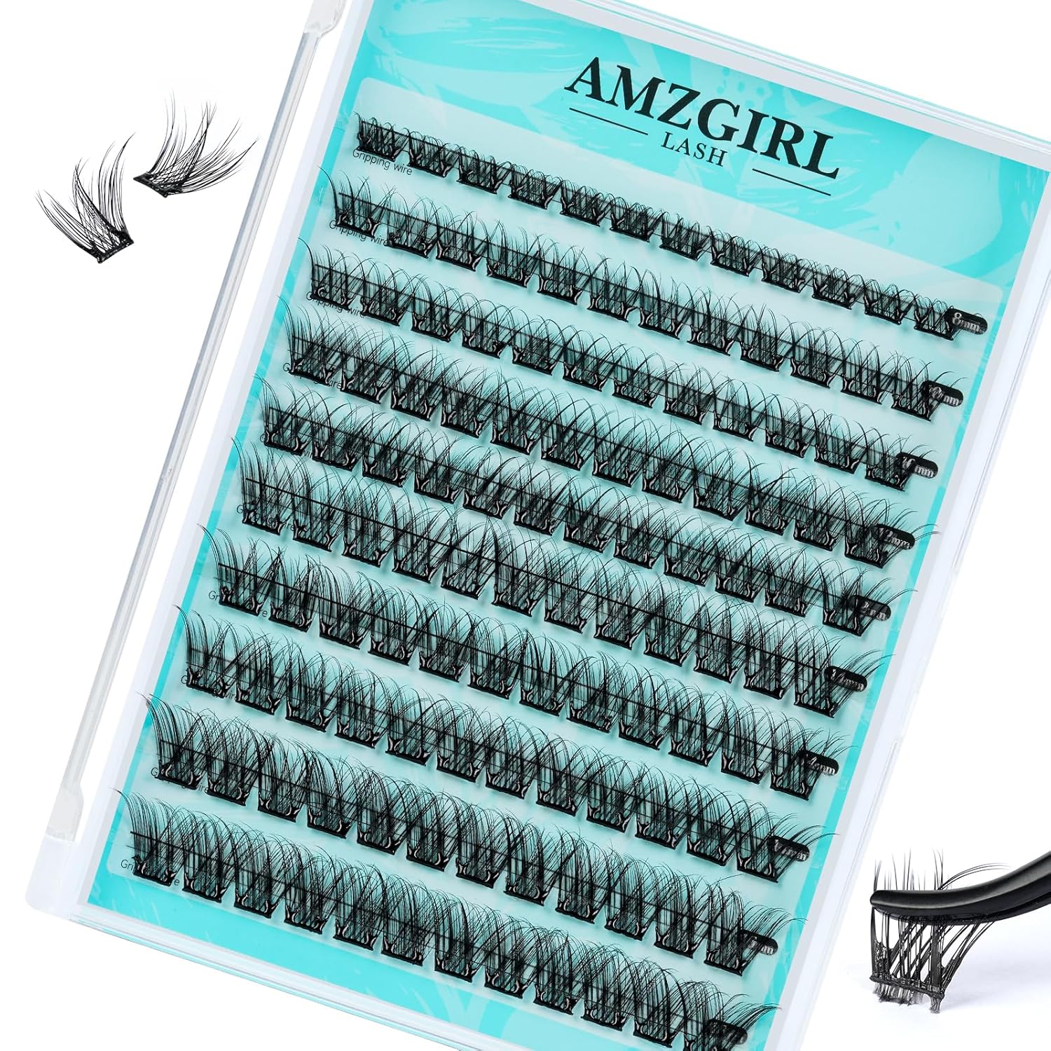 Self Adhesive Lash Clusters 120PCS Self Adhesives Eyelashes Natural C Curl 8-16mm,No Lash Glue Needed,Impress Lashes Wide Stem Self-Adhesive Thin Lashes Extension