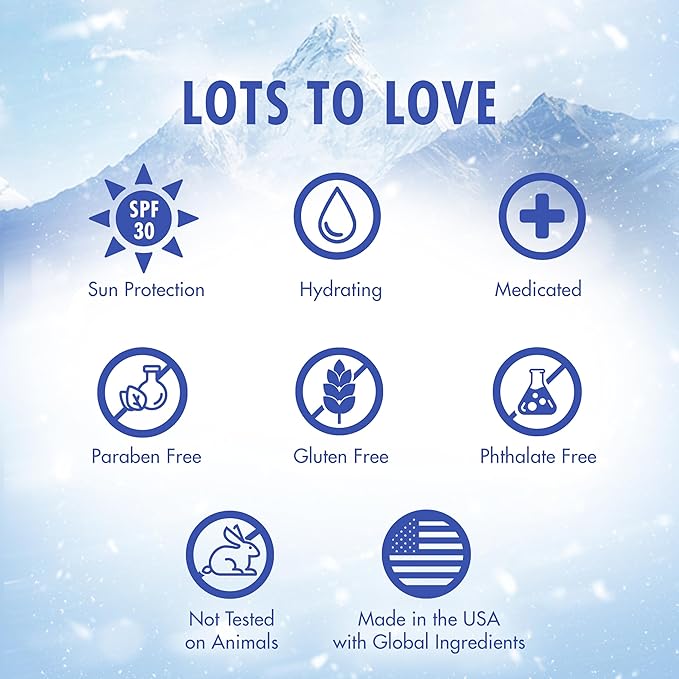 Mentholatum (R) Natural Ice (R) Sport Broad Spectrum SPF 30 Medicated Lip Balm - 12 Pack of 4.2 g Tubes