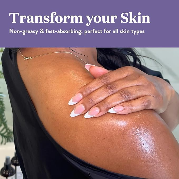 BARE BOTANICS 8 oz Moisturizing Unscented Body Oil - 100% Pure & Natural for Skin & Nails - Perfect for Moisturization - Vegan, Cruelty Free & Naturally Scented Hair Oil