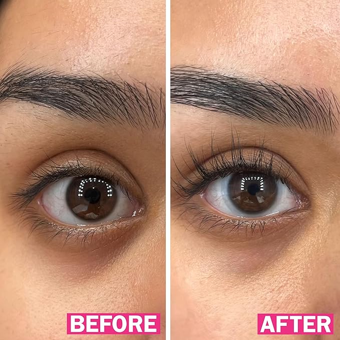 fLASH Eyelash Serum Mini for Long, Curled Natural Lashes - Enhances & Strengthens, Safe & Effective Formula for Contact Wearers & Sensitive Eyes, Travel Size, 6 Week Starter Supply - 1mL (0.034 Fl Oz)