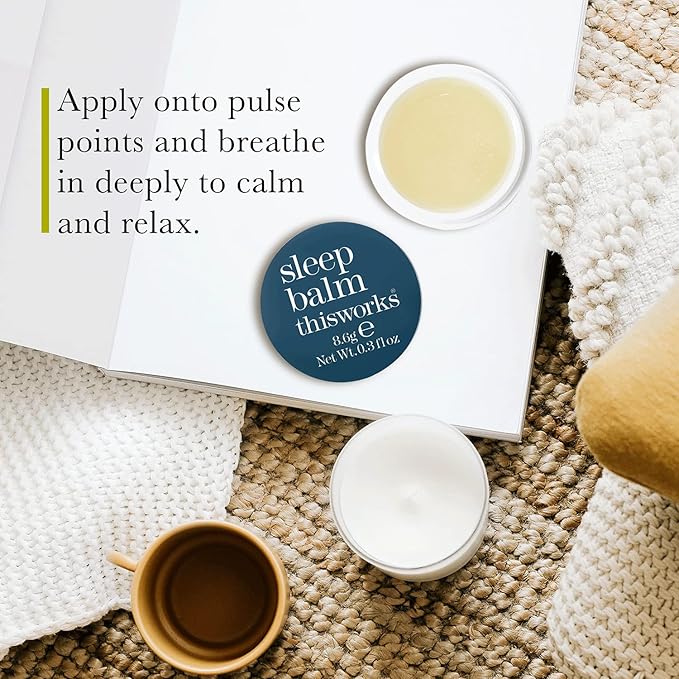 THISWORKS sleep balm: 100% Natural Multi-Purpose Balm with Sleep-Inducing Lavender Oil, 8.6g | 0.35 oz