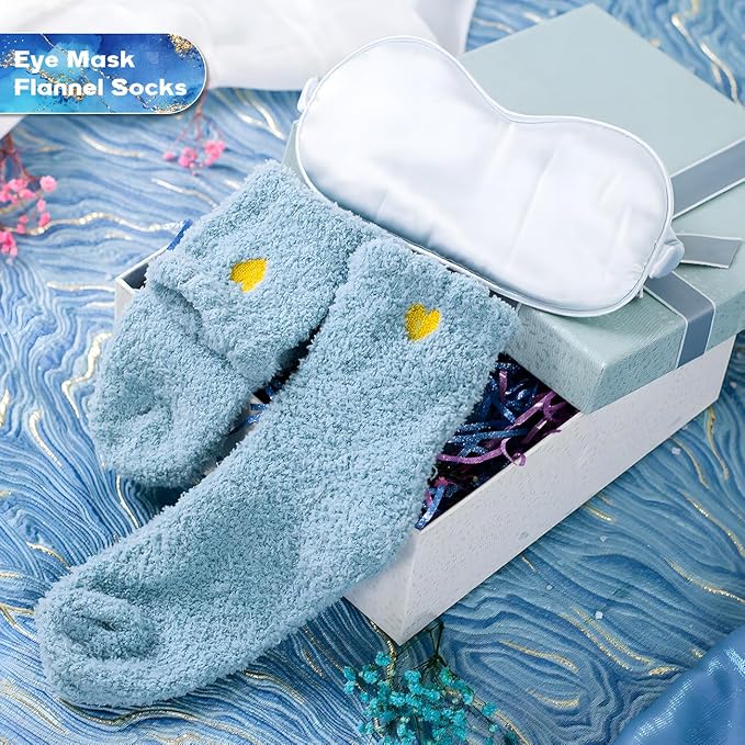 Gift Basket,Get Well Soon Gifts for Women,Relaxing Spa Gift Basket Set,Birthday Gifts for Women,Gift Basket Set for Mom Sister Best Friend Teacher Nurse Cowoker,Blue and Pink Gift Basket