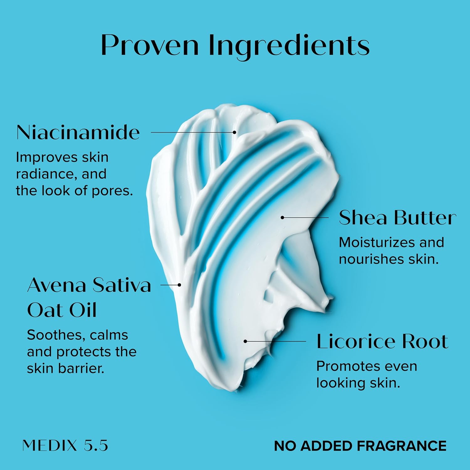 MEDIX Fragrance Free Niacinamide Face Moisturizer + Shea Butter Cream For Face & Body Lotion | Anti Aging Skin Care Firming Cream For Wrinkles, Dark Spots, Large Pores, 15 Fl Oz, 2-Pack