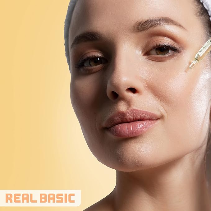 Skin Serum for Brighter and Even Skin with Vitamin C, Ferulic Acid & Vegan Probiotic Kombucha 1 oz. - Vitamin C Serum for Face & Even Skin Tone Serum