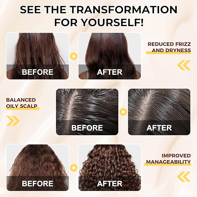 Collagen Hair Mask - 7.4 Fl Oz, Deep Hydration & Repair for Dry, Damaged Hair, Natural Collagen Mask for Hair Treatment, Suitable for All Hair Types