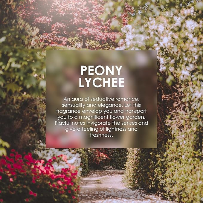 Jean & Len Heavenly Hand & Body Balm Peony & Lychee, for a fragrant care experience, with organic argan oil and shea butter, minimalistic bottle, without parabens & silicones, 16.91 Fl. Oz.