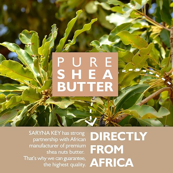 Saryna Key Light Treatment Butter Mask - African Shea Butter for Dry Hair Treatment - Rejuvenating Butter Moisturizer with Natural Keratin and Vitamins A, E, F (500ml/16.9oz)