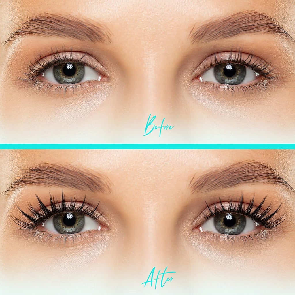 Lash Clusters Manga 140Pcs Eyelash Cluster Wet Look Ultra-Thin Lash Band Eyelashes Extensions Spiky Anime Wide Span Lashes(Puppy,C-16mm)