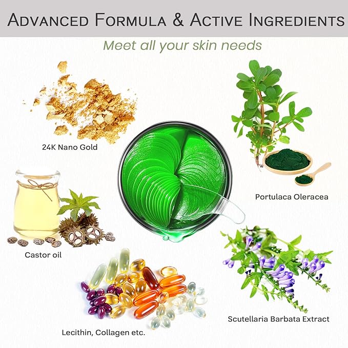 Under Eye Patches for Dark Circles and Puffiness - Under Eye Masks Anti-Aging Collagen Hyaluronic Acid, Reduce Dark Circles & Wrinkles Skincare Beauty Products for Self Care (30 Pairs) 2