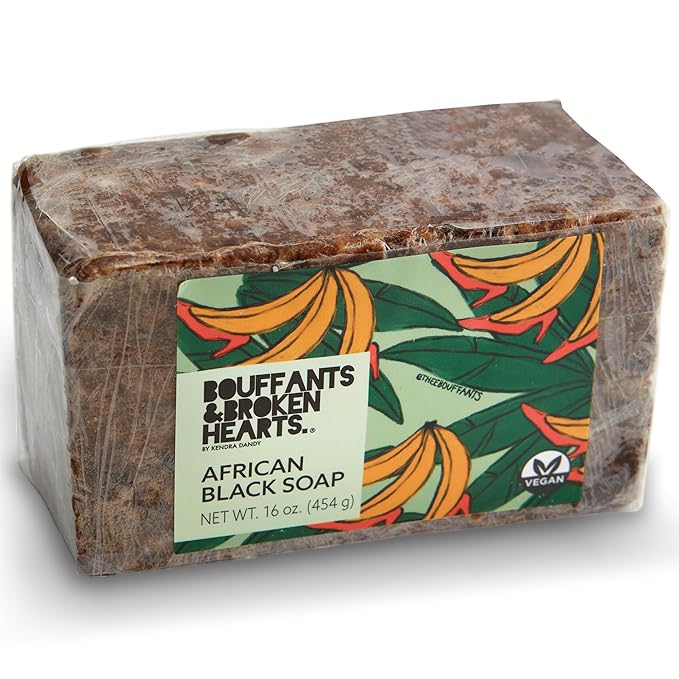 Bouffants Bundle - African Black Soap Bar (16oz) | Creamy White Shea Butter (8oz)