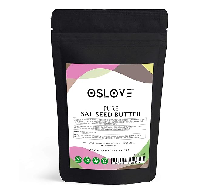 Sal Butter 1LB 100% Pure and Natural, Luxurious, Velvety smooth on the skin, great for body butters/soaps/deodorants