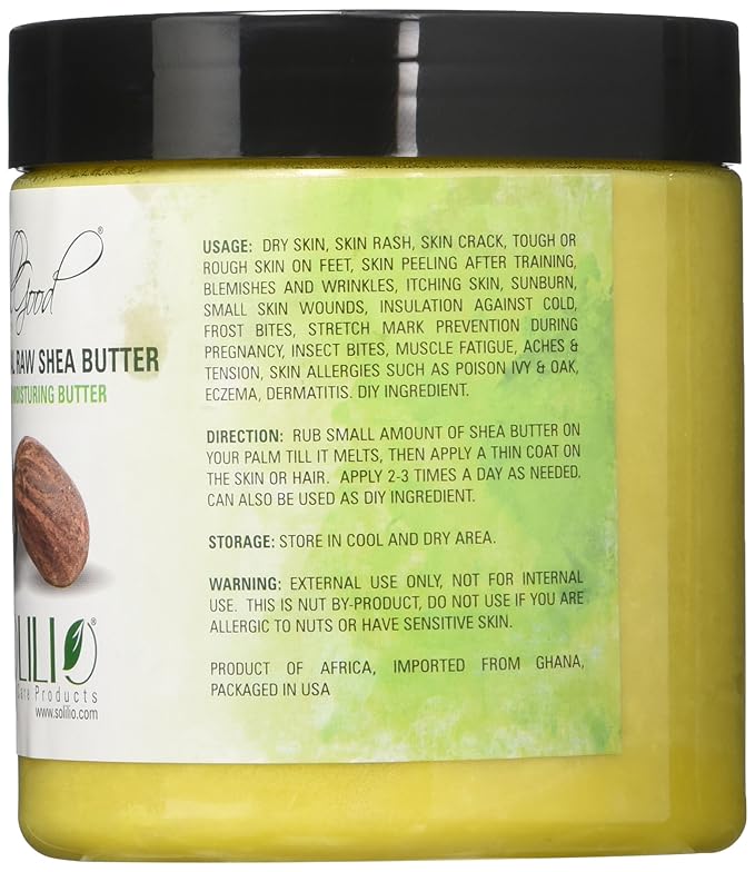 3 Pack African Shea Butter 16oz