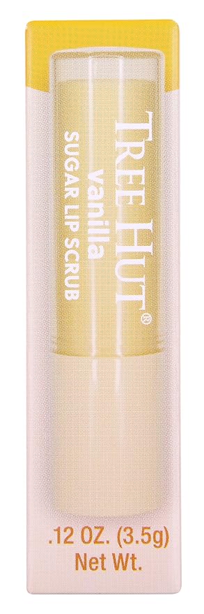 Tree Hut Vanilla Lip Scrub Stick | Nourish Dry Lips for a Soft & Smooth Feel | Gently Exfoliate Dead Skin | .12 oz.