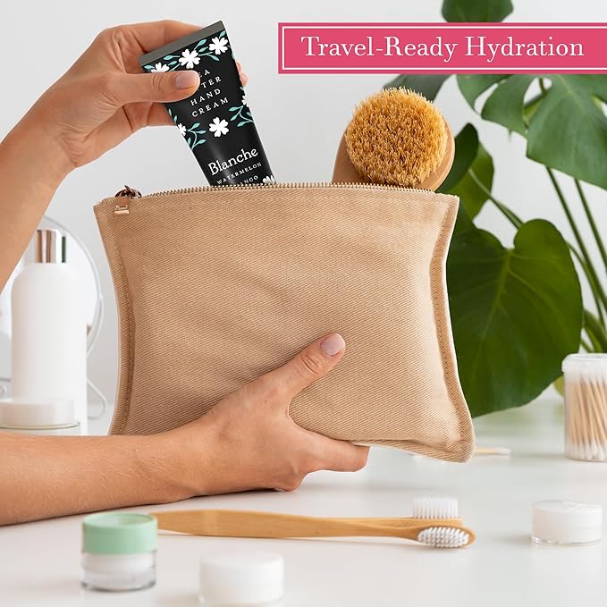 FinchBerry Happy Birthday 2 Piece Gift Set - Unique Birthday Gifts for Women: Mom, Sister, Wife, Girlfriend, Daughter, Friends & Family- Includes Blanche Bar Soap (4.5 oz) & Travel Hand Cream (1 oz)