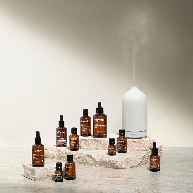 Cliganic Organic Argan Oil, 100% Pure - for Hair, Face & Skin | Cold Pressed Carrier Oil (Packaging May Vary)