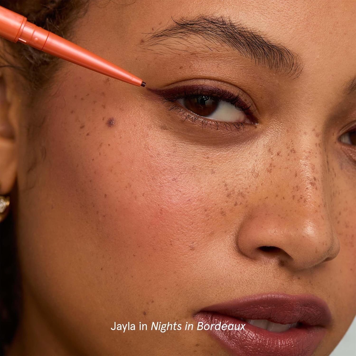 SOSHE Beauty - Waterproof Precision Eyeliner | 1.5mm Smudge-Proof Gel Liner | Easy Refills | Cruelty-Free, Certified Plastic Negative (Nights in Bordeaux - Deep Plum)