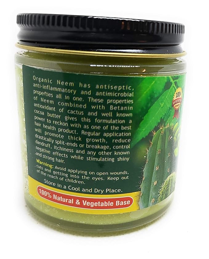 ORGANIC NEEM OIL & CACTUS WITH COCOA BUTTER EXTRACT PACK OF 1