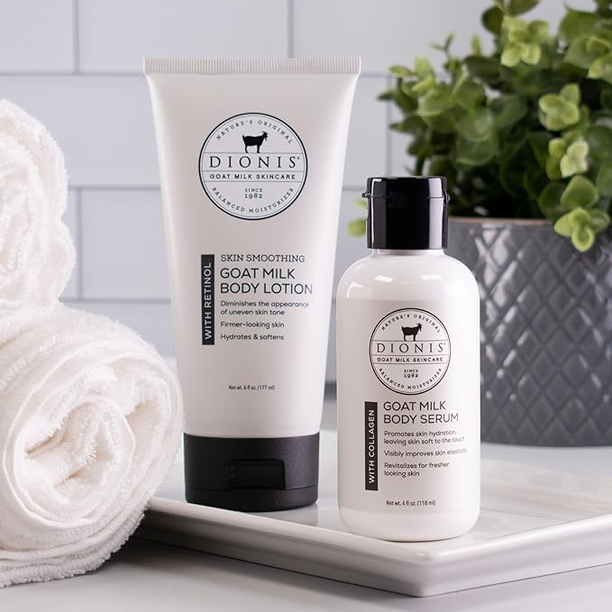 Dionis Goat Milk Skincare Collagen Body Serum, 4oz - Serum With Collagen, Soft and Vibrant Skin, Dermatologist Tested