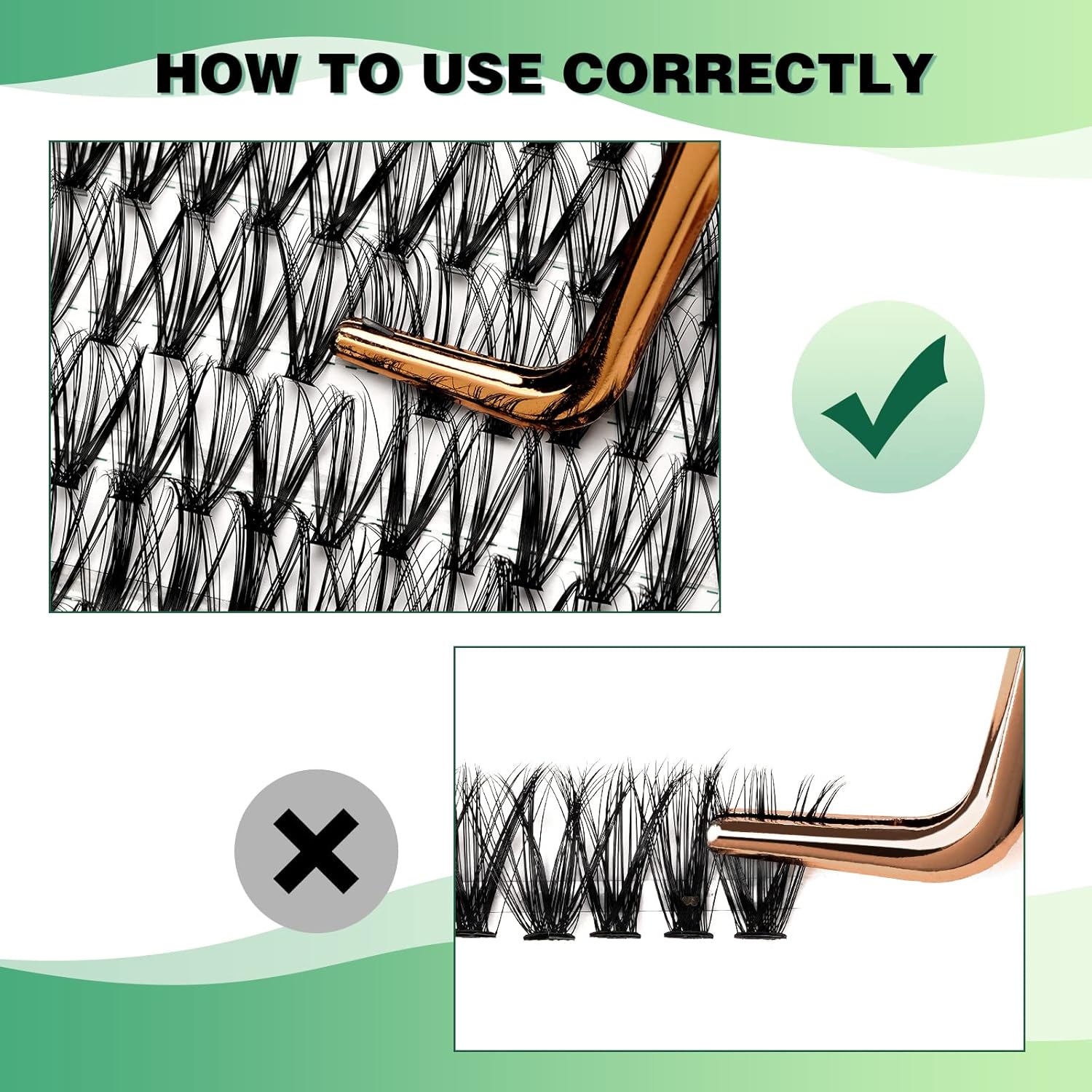 Lash Clusters 300pcs Individual Lashes 30D 0.07C Curl 9-18MIX DIY Eyelash Extension KEYYOU Large Tray Volume Soft&Natural Cluster Lashes(30D-0.07C,9-18MIX）