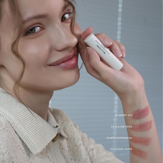 All Day Essential Tinted Lip Balm 05 Berry Fig | Natural Gloss Finish, Moisturizing Lip Care, Deep Nourishing Plant-Based Chapstick, Hydrating Lip Butter for Dry Cracked Chapped Lips