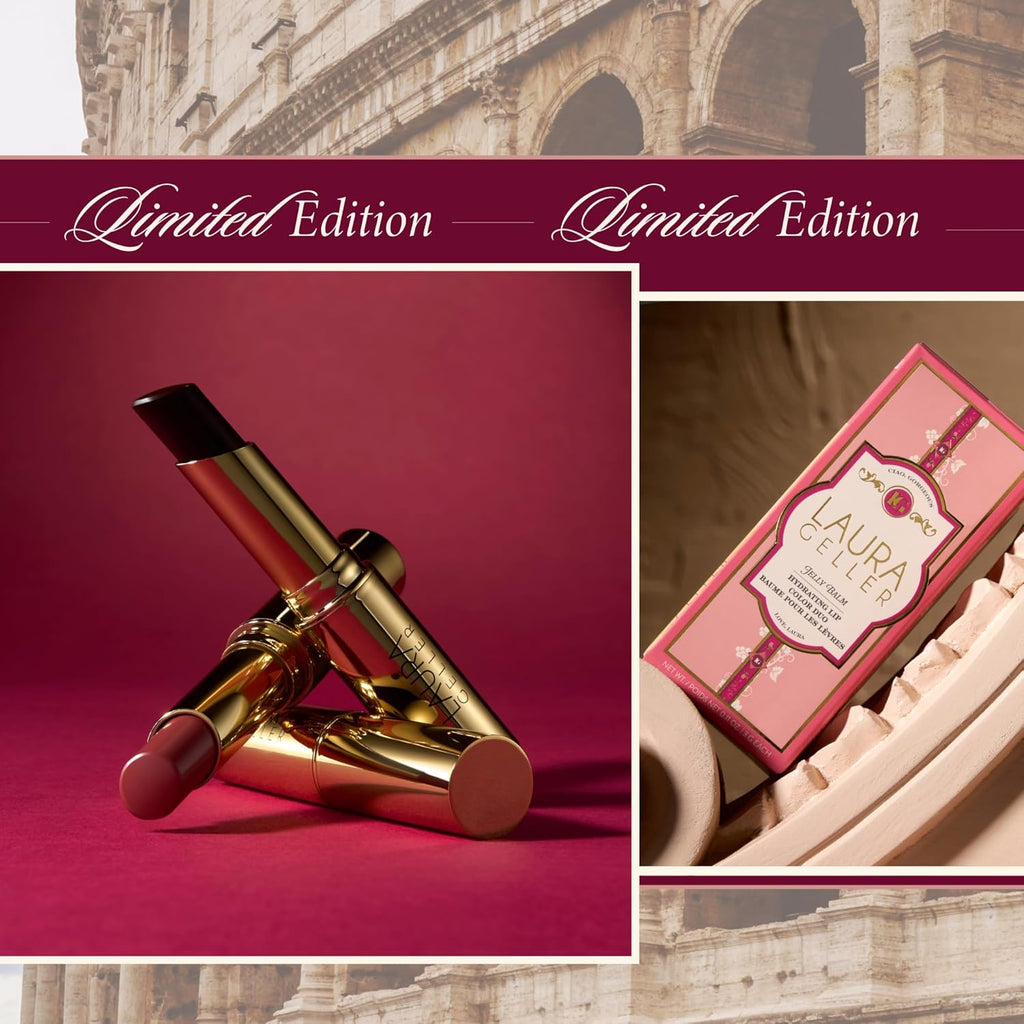 LAURA GELLER NEW YORK Jelly Balm Hydrating Lip Color Duo - Very Black Cherry + Sugar & Spice - Holiday 2024