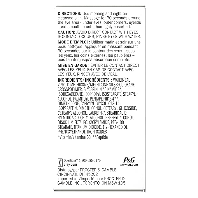 Olay Eyes Ultimate Eye Cream for Dark Circles, Wrinkles and Puffiness, 13 ml (0.4 fl. oz.)