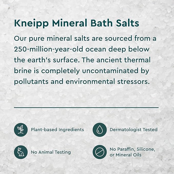 Kneipp Relaxing Mineral Bath Salt with Lavender - Good for Relaxation - 17.6 oz - Up to 10 Baths