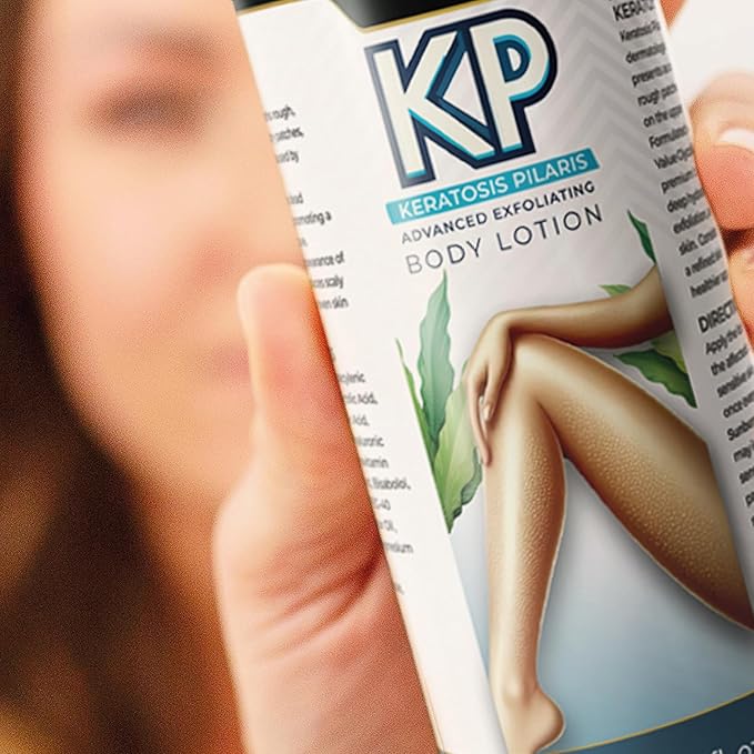 Smoothing & Hydrating KP Lotion, Exfoliating Moisturizer for Rough, Bumpy Skin, AHA & BHA Formula for Keratosis Pilaris 6.76 fl oz