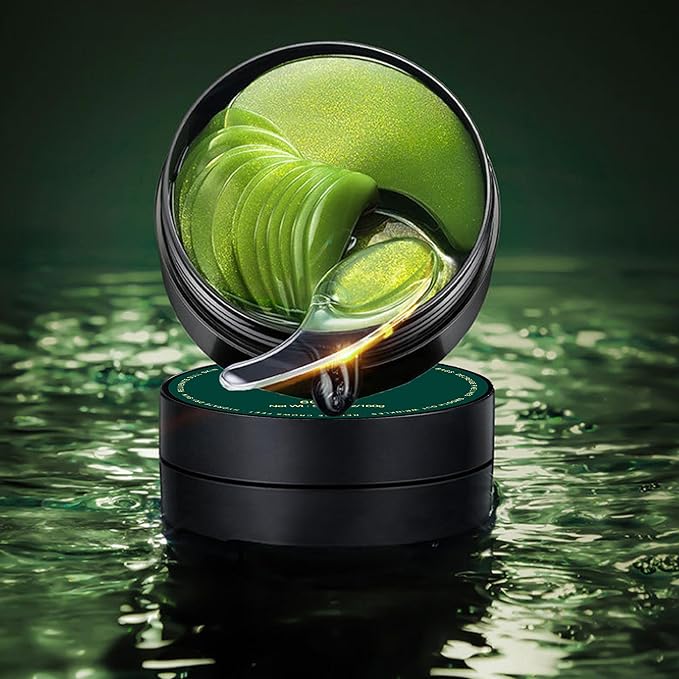 CCbeauty Under Eye Masks, Green Tea Collagen Eye Patches for Puffy Eyes, Dark Circles and Puffiness, Hydrating Mask Skincare, Gel Pads for Eye Bags and Wrinkles Under Eye Treatment,30pairs