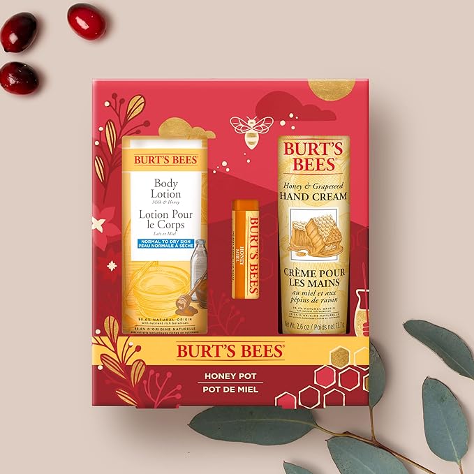 BURTS BEES Honey Pot Gift Set, 1 EA