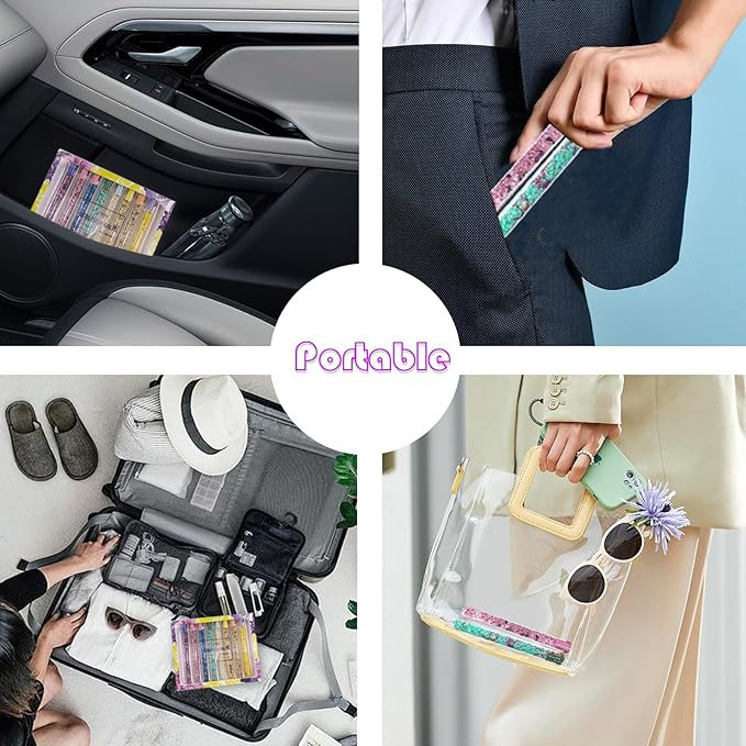 Relax Bath Salts- 8 Pack Epsom Salts for Soaking, Aromatherapy Bath Spa Set, Skin Softening, Muscle & Stress Relief, Exfoliating Dead Sea Salt, 1oz Each