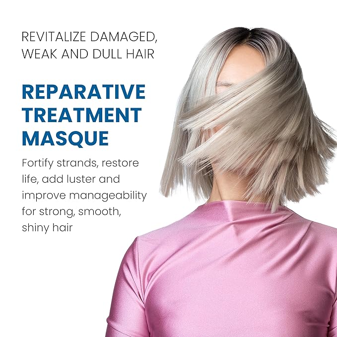 ALOXXI Repair Hair Mask for Color-Treated Hair - Hair Treatment Mask with Keratin & Peptides - Deep Treatment Masque for Dull & Damaged Hair, 6.8Fl Oz