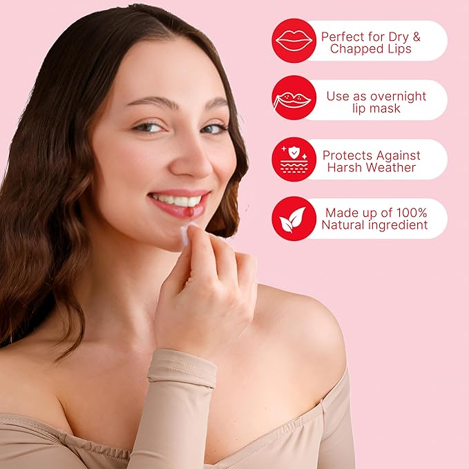 Original My Bee Balm Lip Balm - Candy Cane Hydrating Balm Honey Pot for Dry, Chapped & Cracked Lips with Propolis, Honey & Vitamin E - Soften, Smooth & Reduce Lip Lines