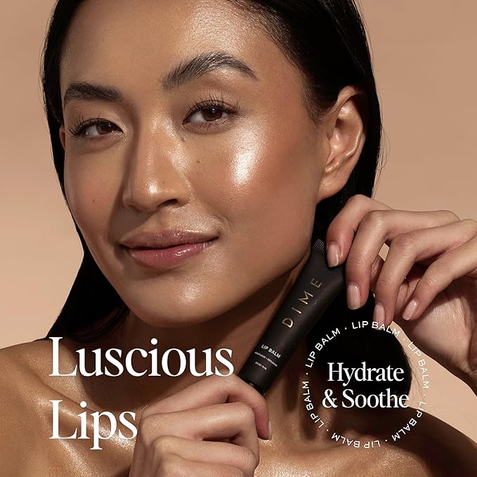 DIME Beauty Lip Balm, Hydrating Lip Balm and Gloss, Vegan & Cruelty-Free, Anti-Aging Lip Care, .5 oz / 15 ml