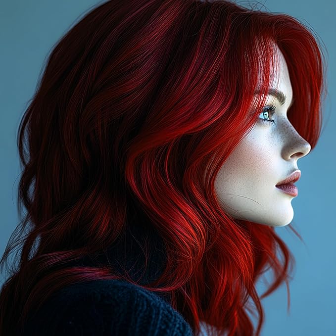 GK HAIR Global Keratin Red Red Bombshell Masque (7.05 Fl Oz/200 g) Semi-Permanent Long Lasting Hair Toning Color Pigments Moisturizing Styling and Coloring Mask for All Hair Types Unisex