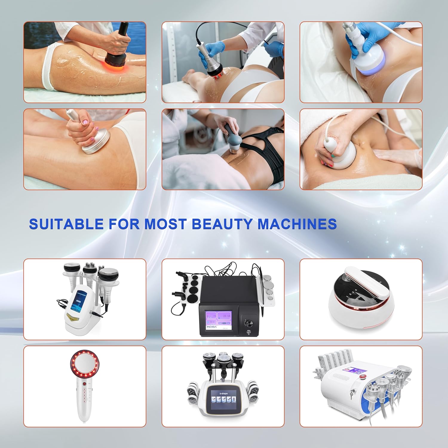 Elitzia 2 Pcs Gel for Body Facial Care Beauty Machine ETMCA02 (Facial Gel)